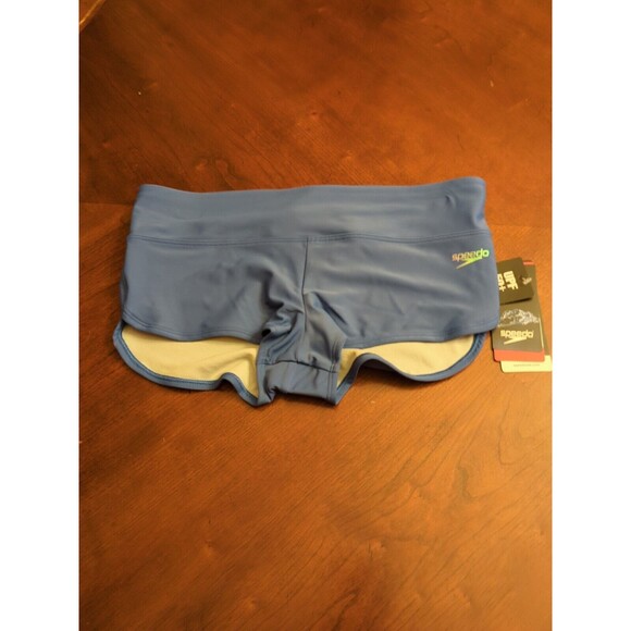 NWT Speedo Women's Swimsuit Bottom Boyshort Length, M Peacoat - Picture 1 of 12